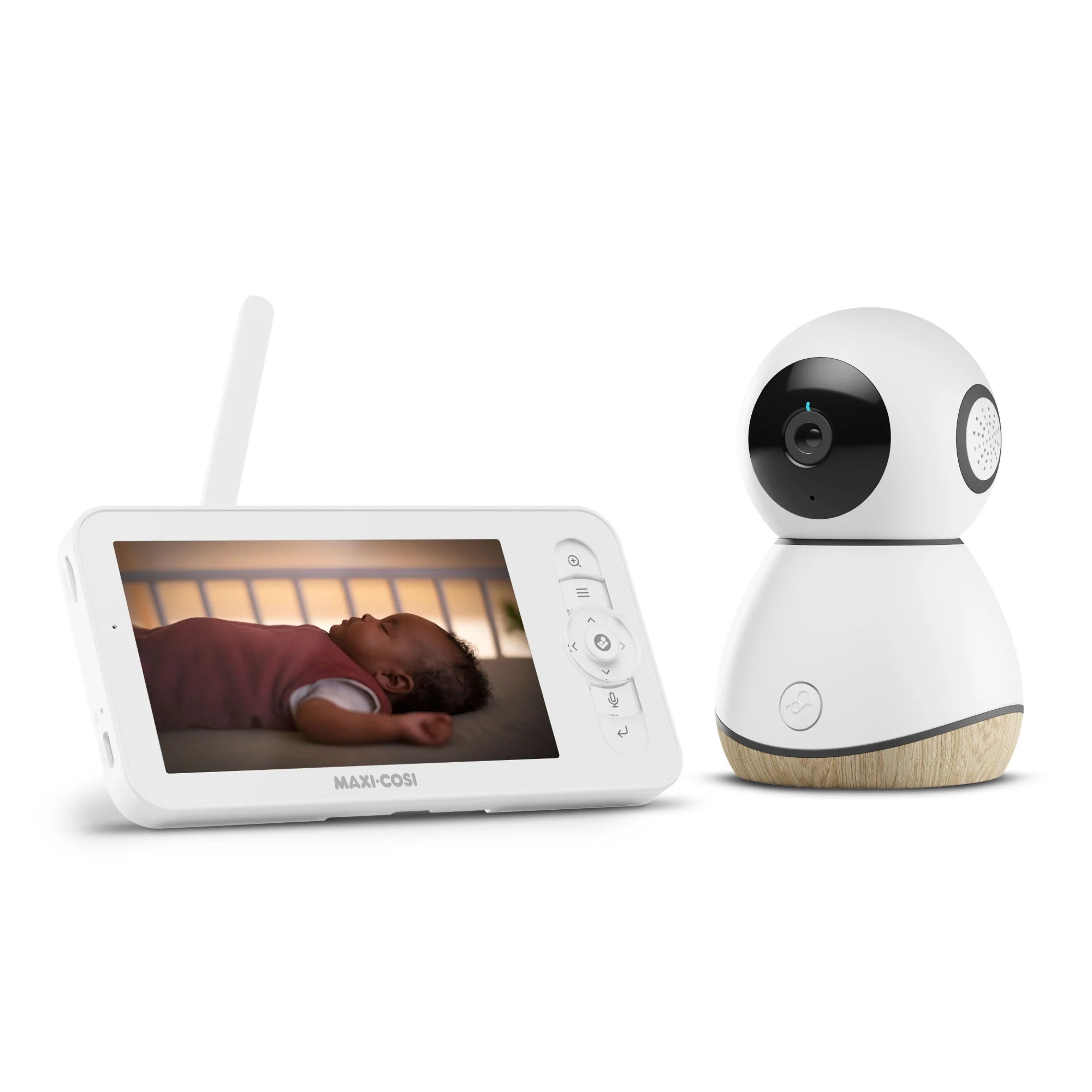 Maxi Cosi See Pro 360° Rotating HD Video Baby Monitor with Night Vision & Two-Way Audio - Perfect for Nursery, Bedroom & Travel Use