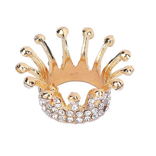 Royal Crown Nail Brush Holder Set - Elegant Pen Display Stand with Crown Design, Perfect for Salon, Spa & Home Manicure Organization - Durable Brush Holder Tools for Nail Artists & Beauty Professionals