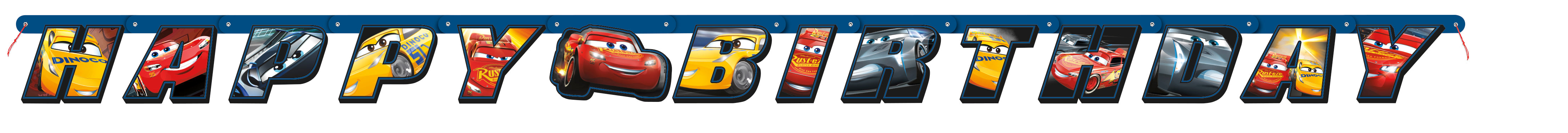 Large Joint Banner for Cars 3 Movie - Perfect for Birthday Parties, Themed Events & Disney Pixar Decorations