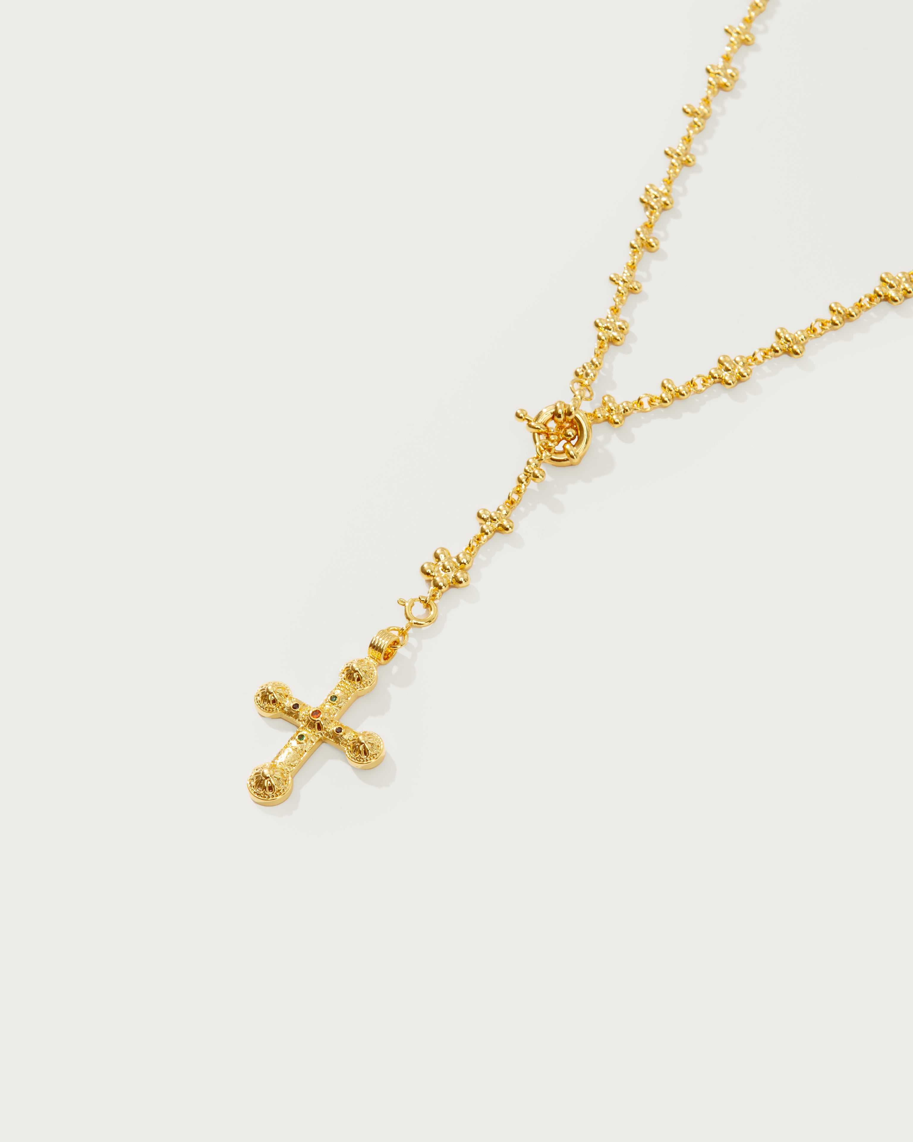 Daisy Molecule Chain Necklace - Minimalist Boho Jewelry for Women - Perfect for Layering & Everyday Wear