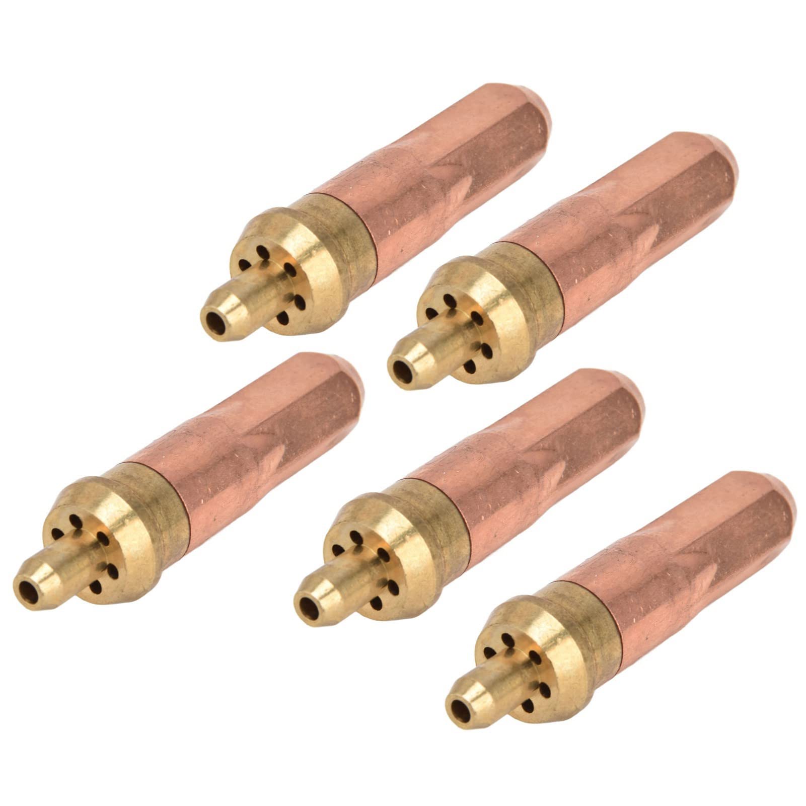 High Precision Gas Cutting Tips & Welding Torch Nozzles - Copper & Brass Oxygen/Propane Torch Consumables for Metal Fabrication & DIY Projects