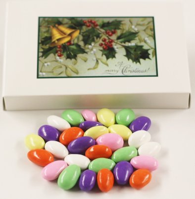 Scott's Cakes Premium Chocolate Covered Jordan Almonds - 1 Pound Gift Box - Perfect for Weddings, Holidays & Party Favors