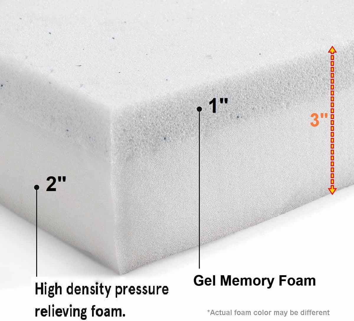 Premium Orthopedic Dog Bed - Gel Infused High-Density Memory Foam Pet Mattress (45