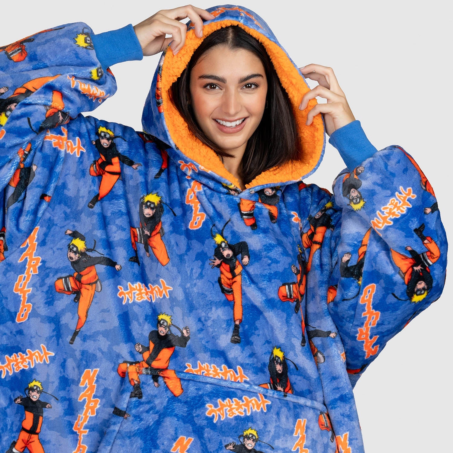Naruto Oodie - Anime Hooded Blanket Sweatshirt for Men & Women | Cozy Wear for Home, Lounge & Outdoor