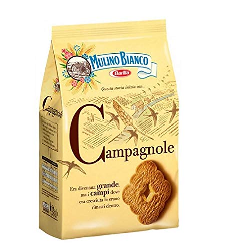Mulino Bianco Campagnole Italian Cookies 700g - Authentic Italian Biscuits for Coffee, Tea & Desserts | Perfect for Breakfast, Snacks & Gifting