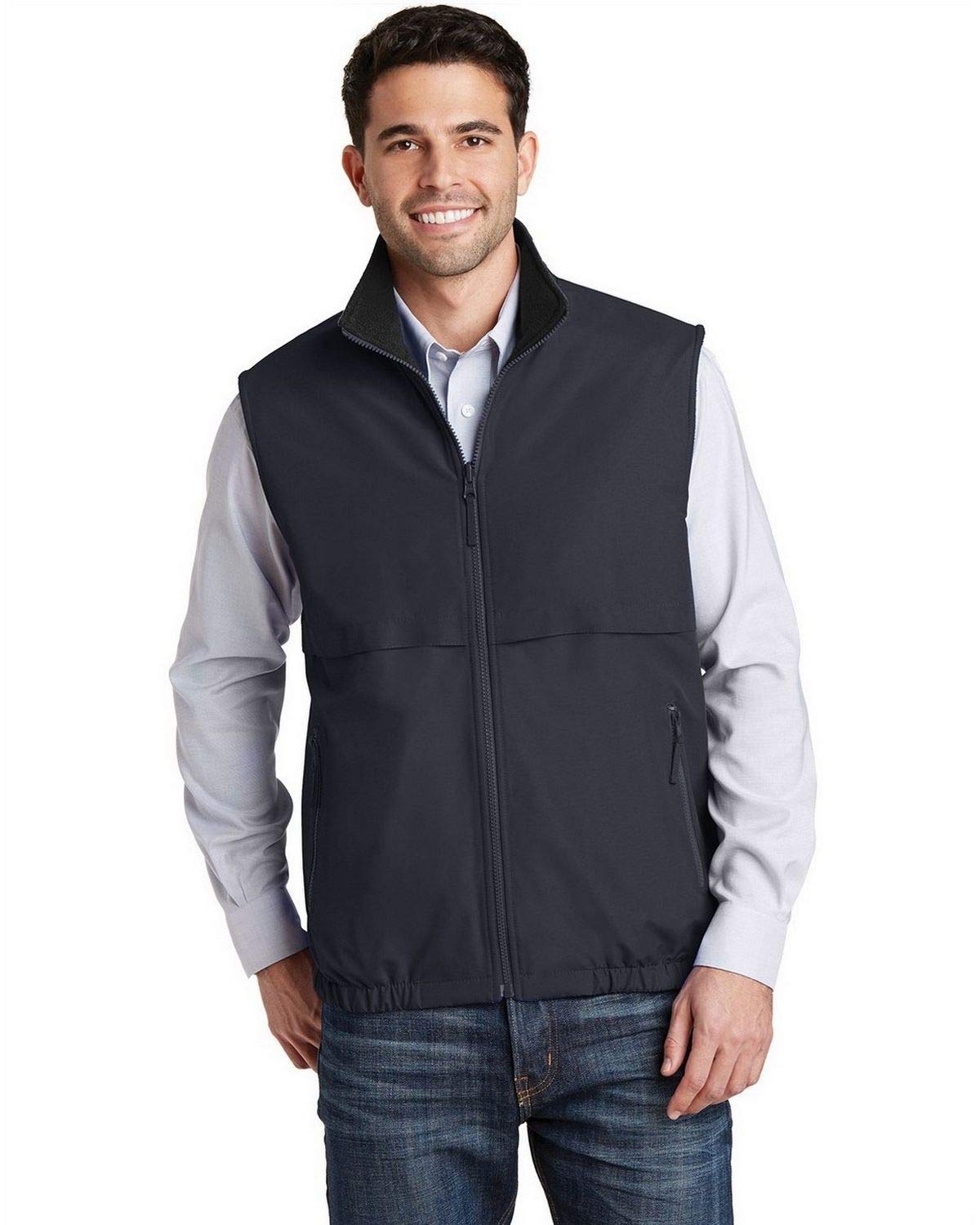 Port Authority Reversible Charger Vest J7490 - Lightweight Reversible Work Vest with USB Charging Port for Outdoor, Construction & Camping Use