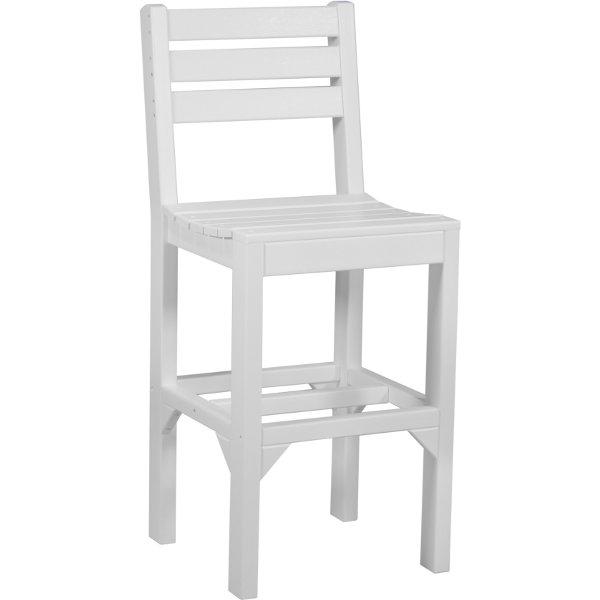 Island Side Chair - Modern Wicker Patio Dining Chair for Outdoor, Garden, Poolside & Porch Use - Lightweight & Durable Rattan Furniture for Backyard, Deck & Balcony