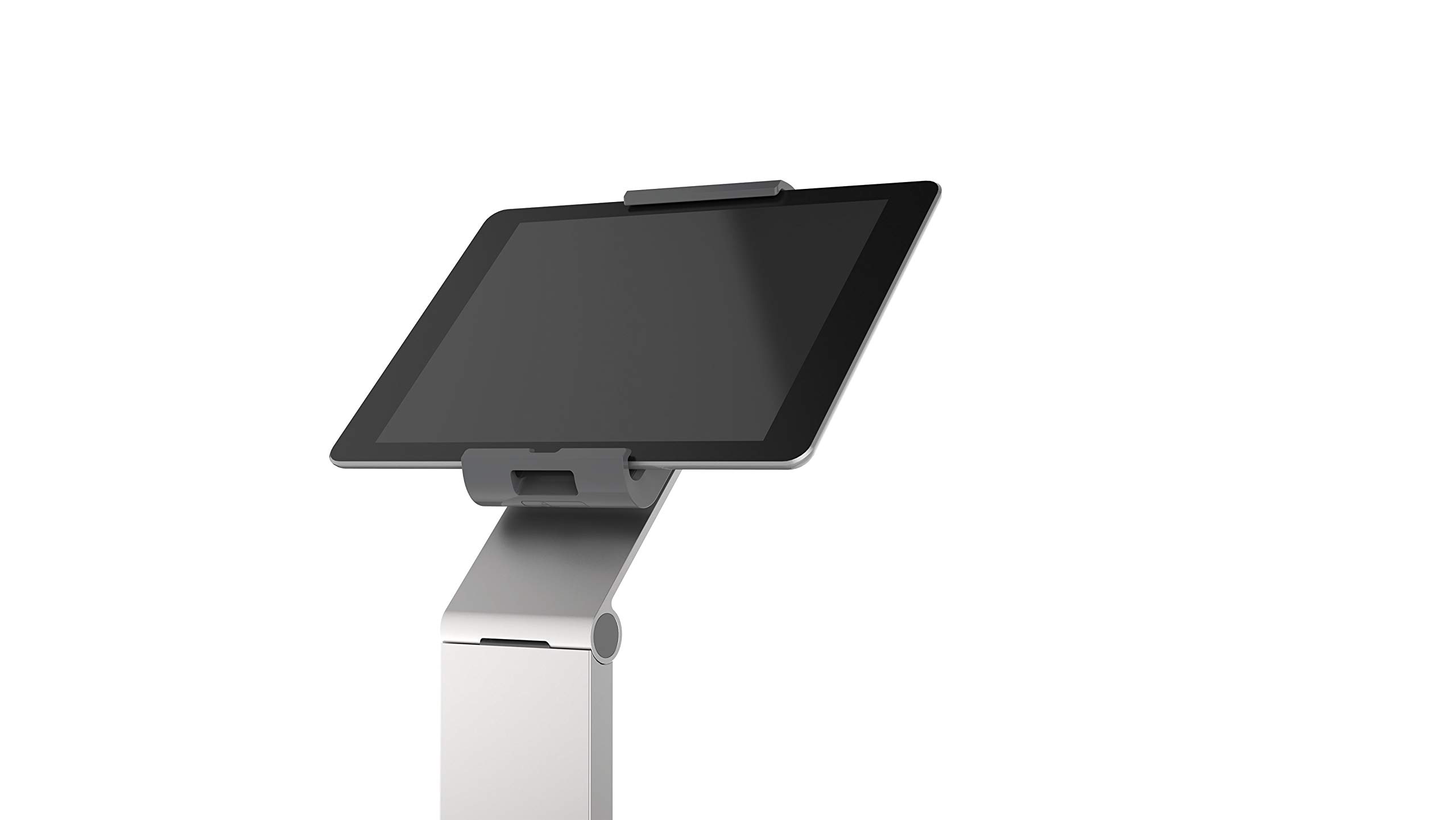 Premium Aluminum Tablet Floor Stand - Anti-Theft Lockable & 360° Rotatable | Universal Stand for 7-13