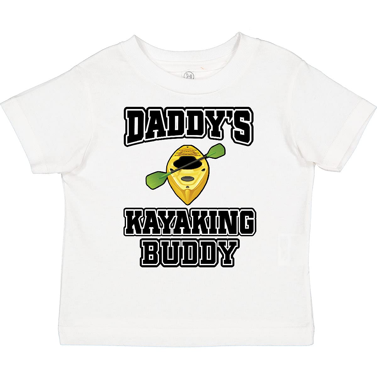 Inktastic Kayak Daddy Kayaking Buddy Toddler T-Shirt - Comfortable Cotton Tee for Toddlers - Perfect for Family Kayaking Trips & Outdoor Adventures