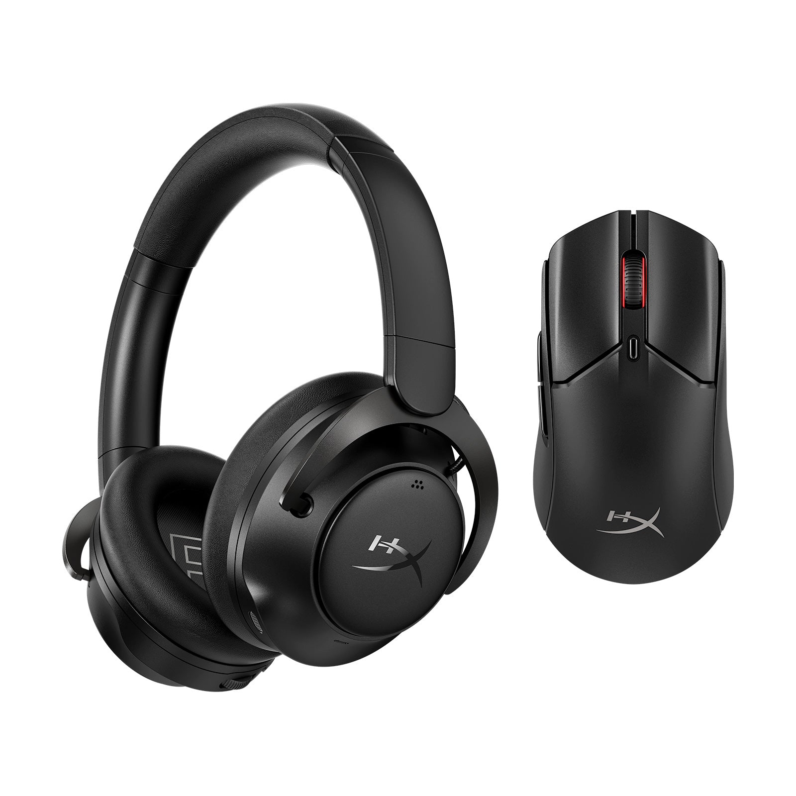 HyperX Cloud MIX 2 Wireless Gaming Headset & Pulsefire Haste 2 Core Wireless Mouse Bundle - Premium PC & Console Gaming Accessories for Esports, Streaming & Work from Home