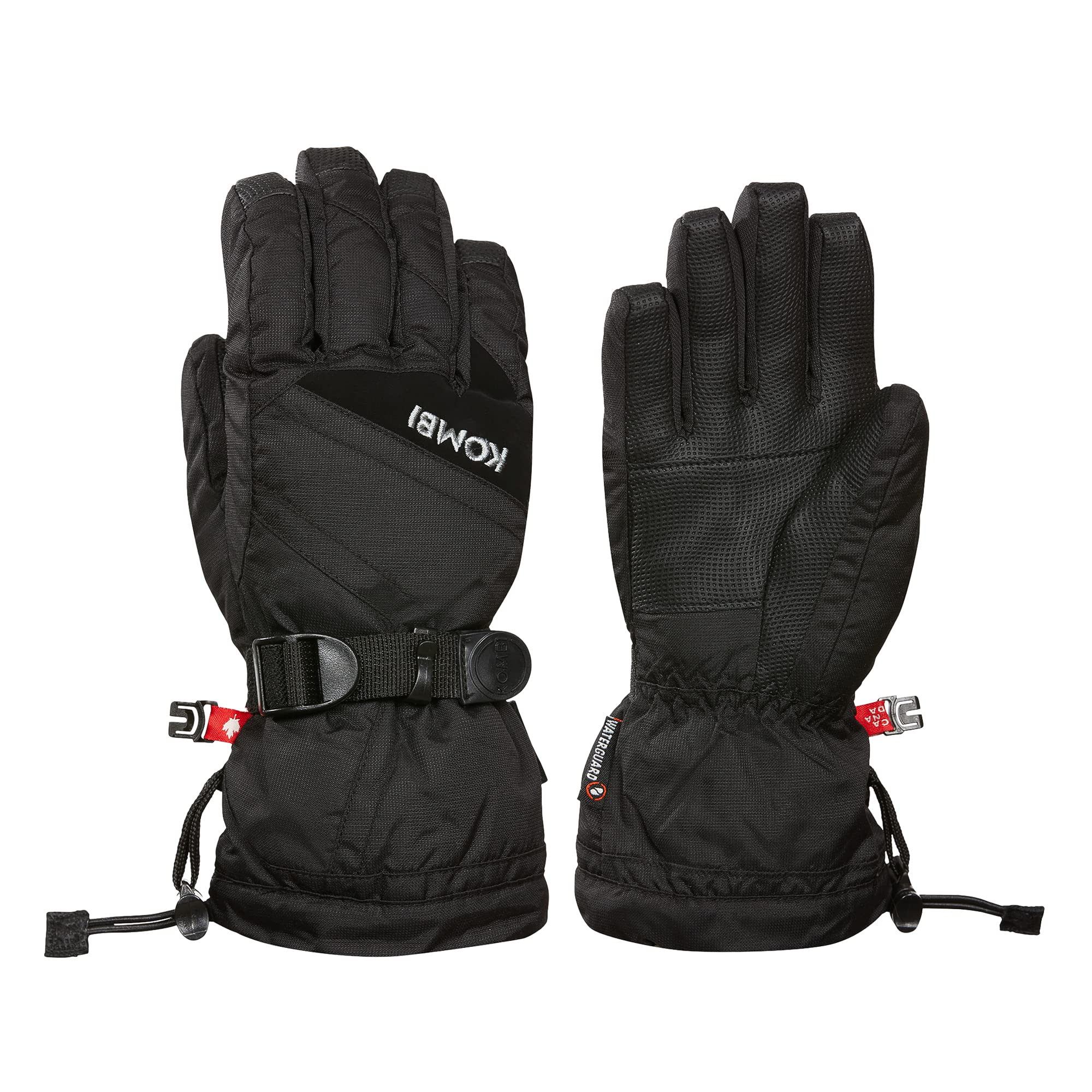 Original KOMBI Waterguard Gloves - Insulated Waterproof Winter Gloves for Kids with Heat Pack Pocket - Unisex Junior Snow Gloves for Skiing, Sledding & Outdoor Play