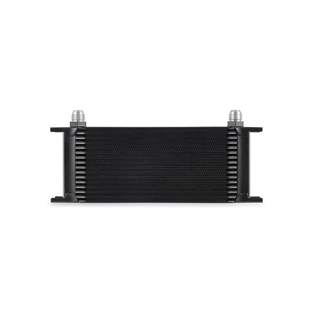 Mishimoto Universal 16-Row High Performance Oil Cooler - Black - Perfect for Racing, Off-Road & Performance Vehicles