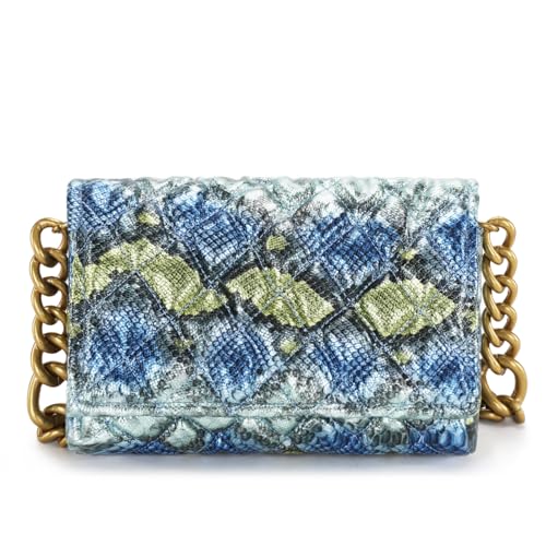 Snake Print Blue