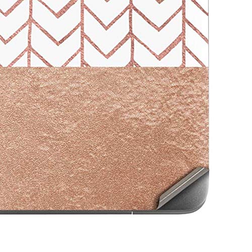 Skinit Decal Laptop Skin for MacBook Air 13-inch (2020) - Rose Gold Herringbone Design | Protective Vinyl Cover | Perfect for Office, School & Travel