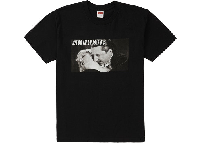 Supreme Bela Lugosi T-Shirt - Black Cotton Graphic Tee for Men | Vintage Horror Movie Style for Casual Wear & Street Fashion