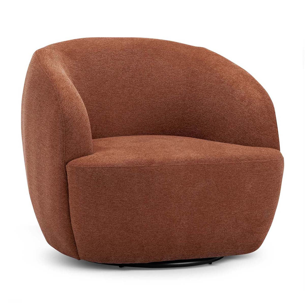 Elise Fabric Swivel Armchair - Modern Upholstered Accent Chair with 360° Rotation for Living Room, Bedroom, or Office - Comfortable Lounge Seating for Relaxing and Reading