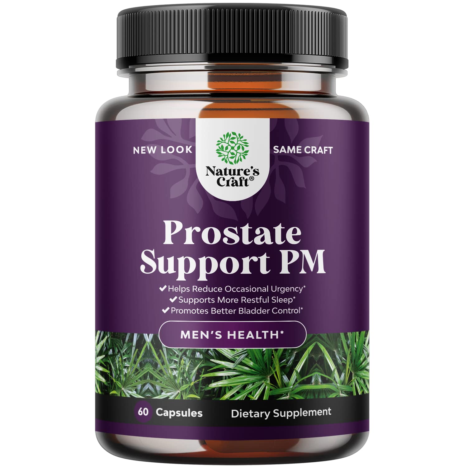 Best Prostate Supplement for Men with Beta Sitosterol & Saw Palmetto - Nighttime Bladder Control & Prostate Health Support - Natural Men's Wellness Formula for Sleep & Urinary Comfort