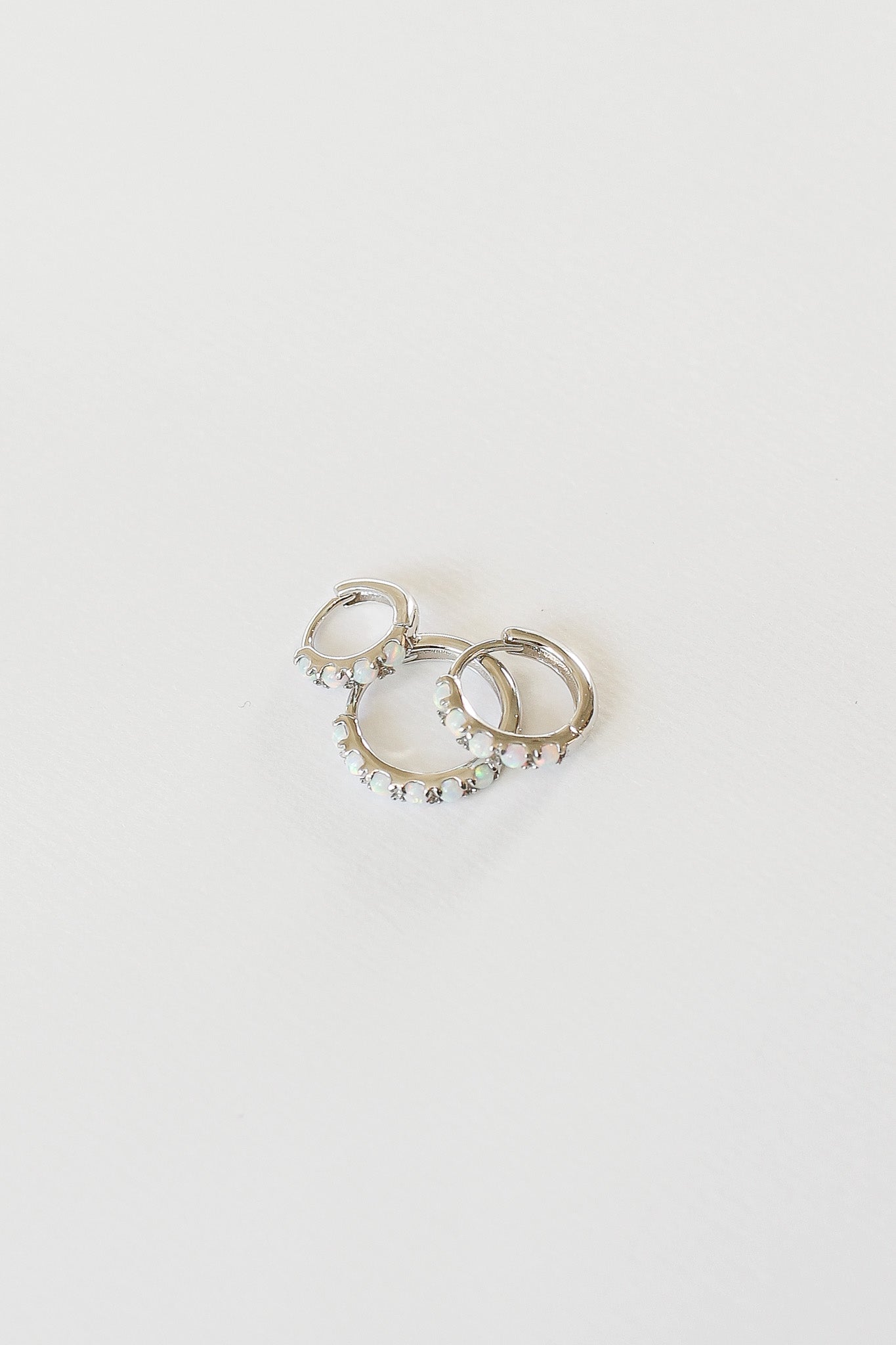 Micro Opal Hoop Earrings - Dainty & Elegant Jewelry for Women | Perfect for Everyday Wear, Parties & Special Occasions