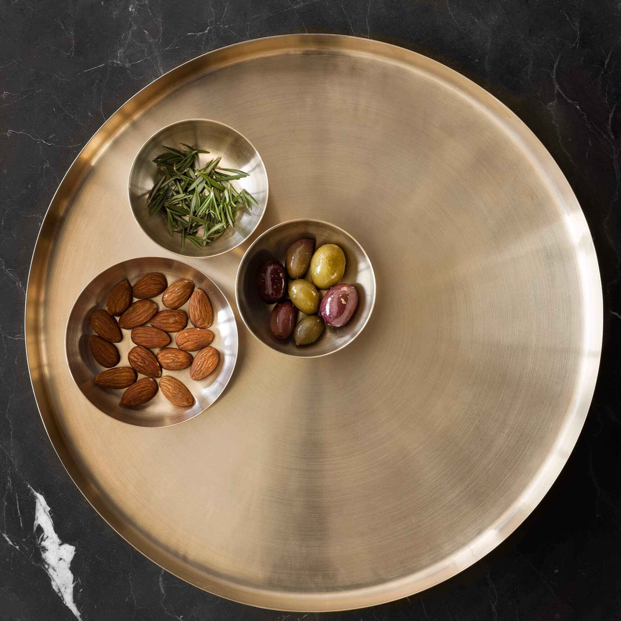 Elegant Bronze Serving Set of 4 Pieces - Perfect for Dinner Parties, Buffets & Formal Dining | Dasar Bronze Utensils Collection