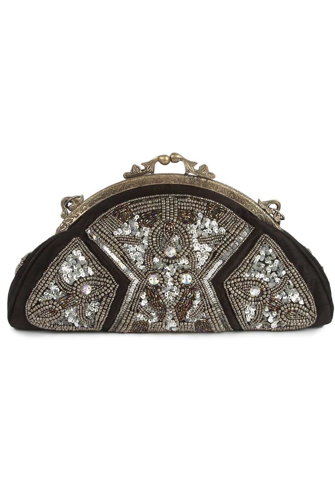 Elegant Audrey Beaded Sequins Evening Clutch Bag for Women - Perfect for Parties, Weddings & Special Occasions