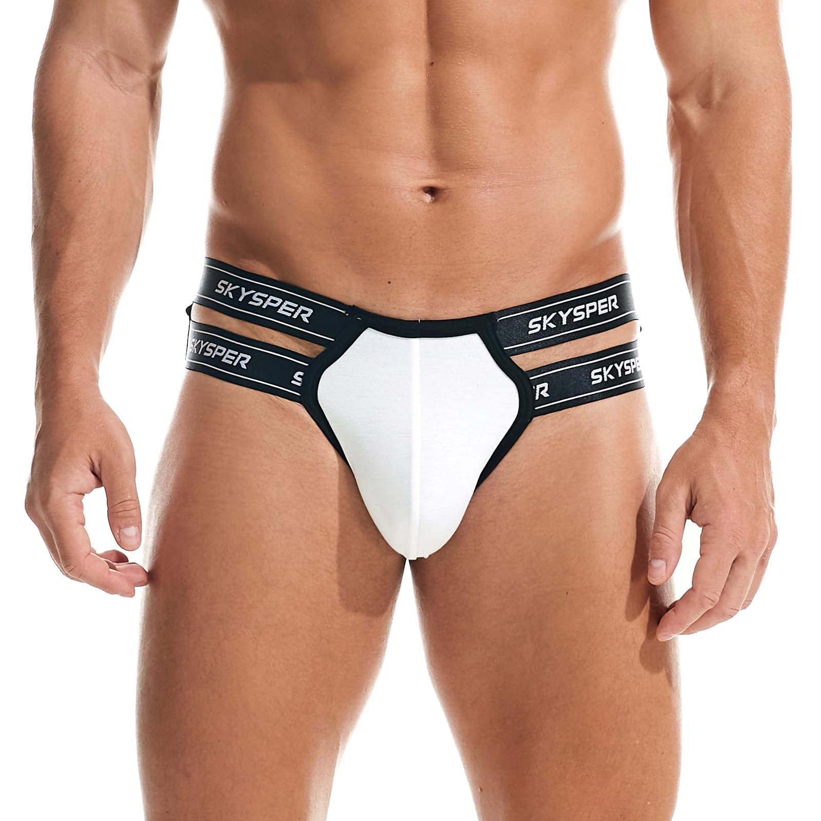 SKYSPER Men's Athletic Jockstrap Support Underwear - Breathable & Comfortable for Sports, Workout & Intimate Wear - Best for Gym, Running & Daily Use