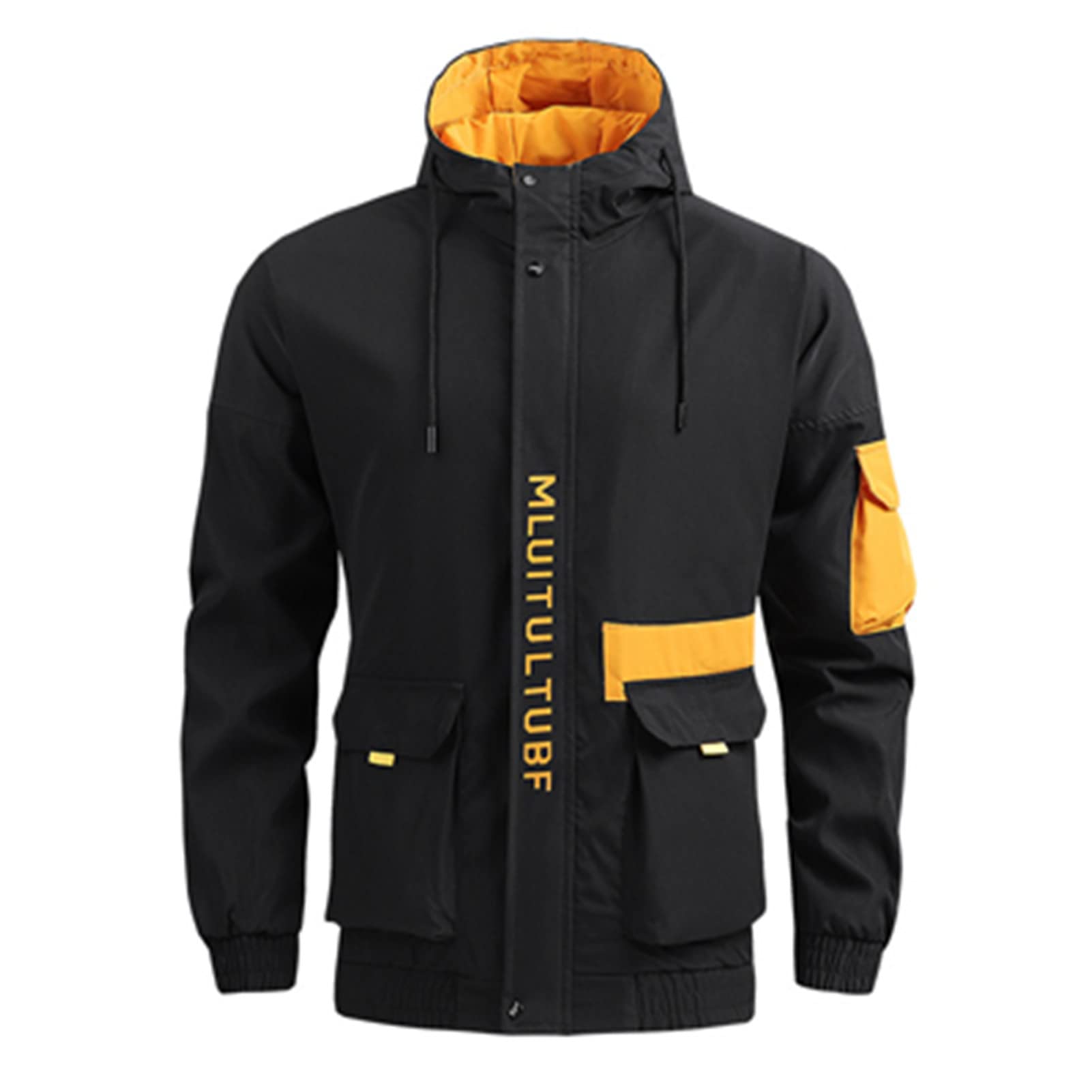Men's Bomber Jacket - Business Casual Outerwear for Outdoor & Office