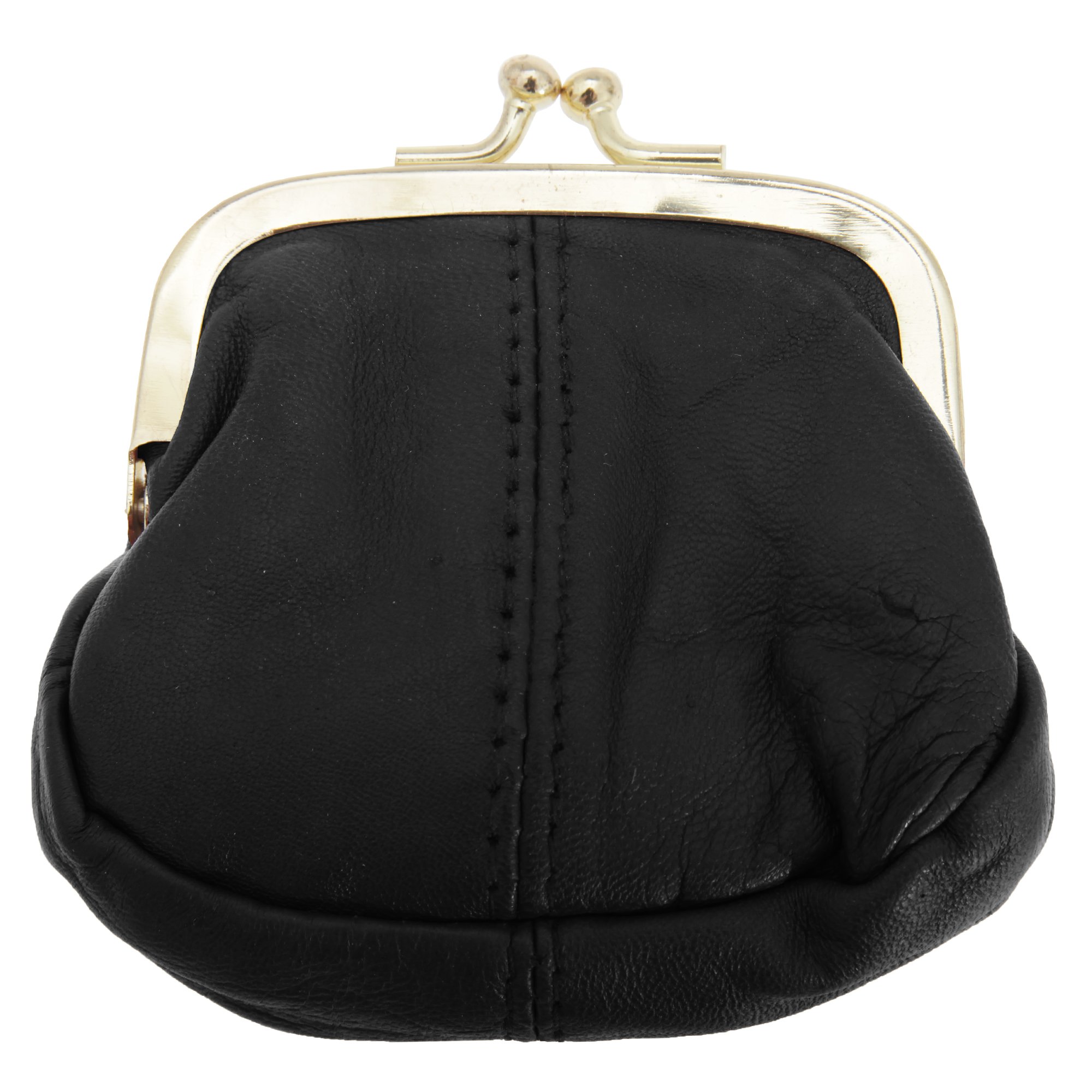 Women's Soft Leather Coin Purse with Metal Clasp - Small Wallet for Cash & Cards - Perfect for Travel, Shopping & Everyday Use