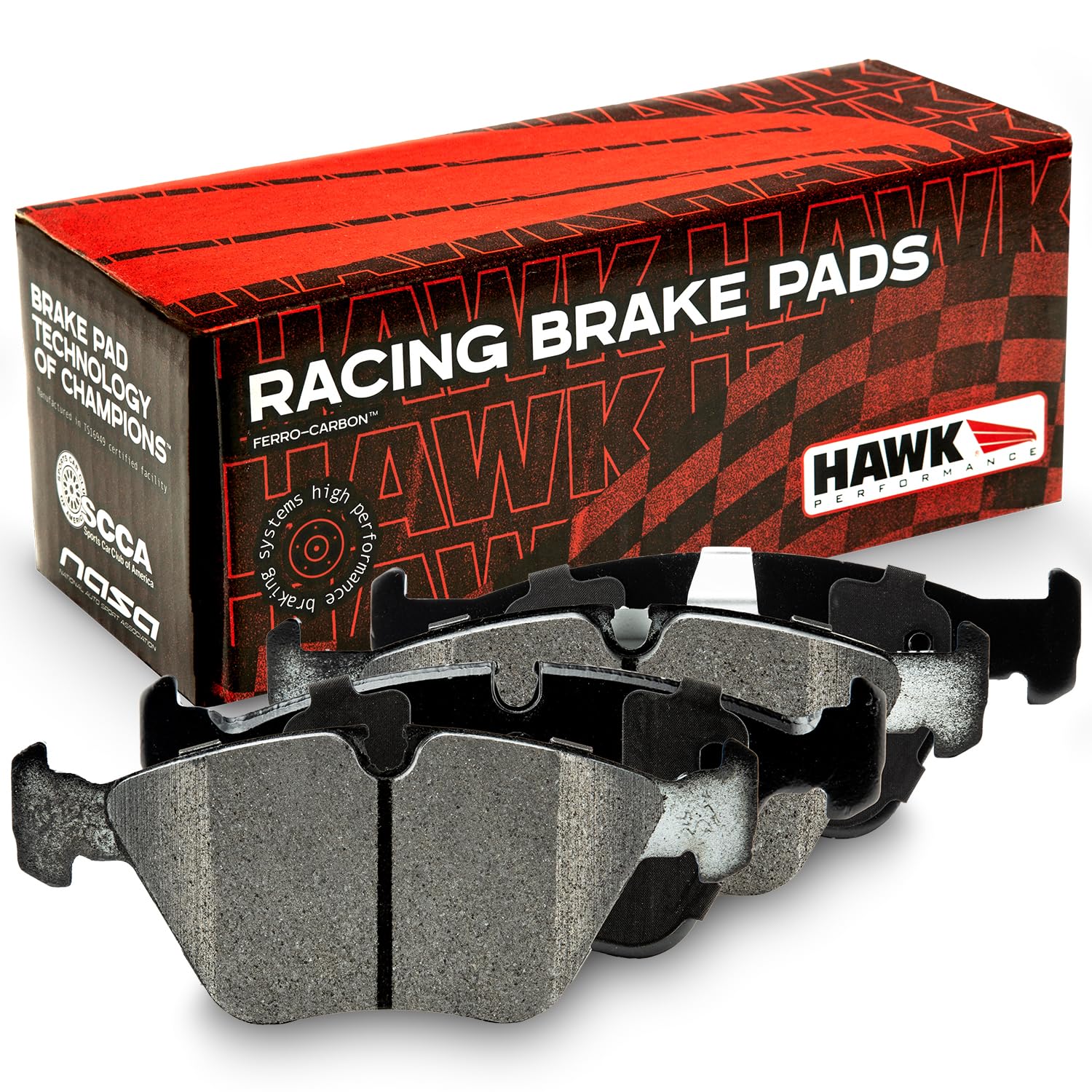 HB464B.764 HPS 5.0 High Performance Street Brake Pads - Premium Ceramic Brake Pads for Smooth & Quiet Stopping - Perfect for Daily Commuting & City Driving
