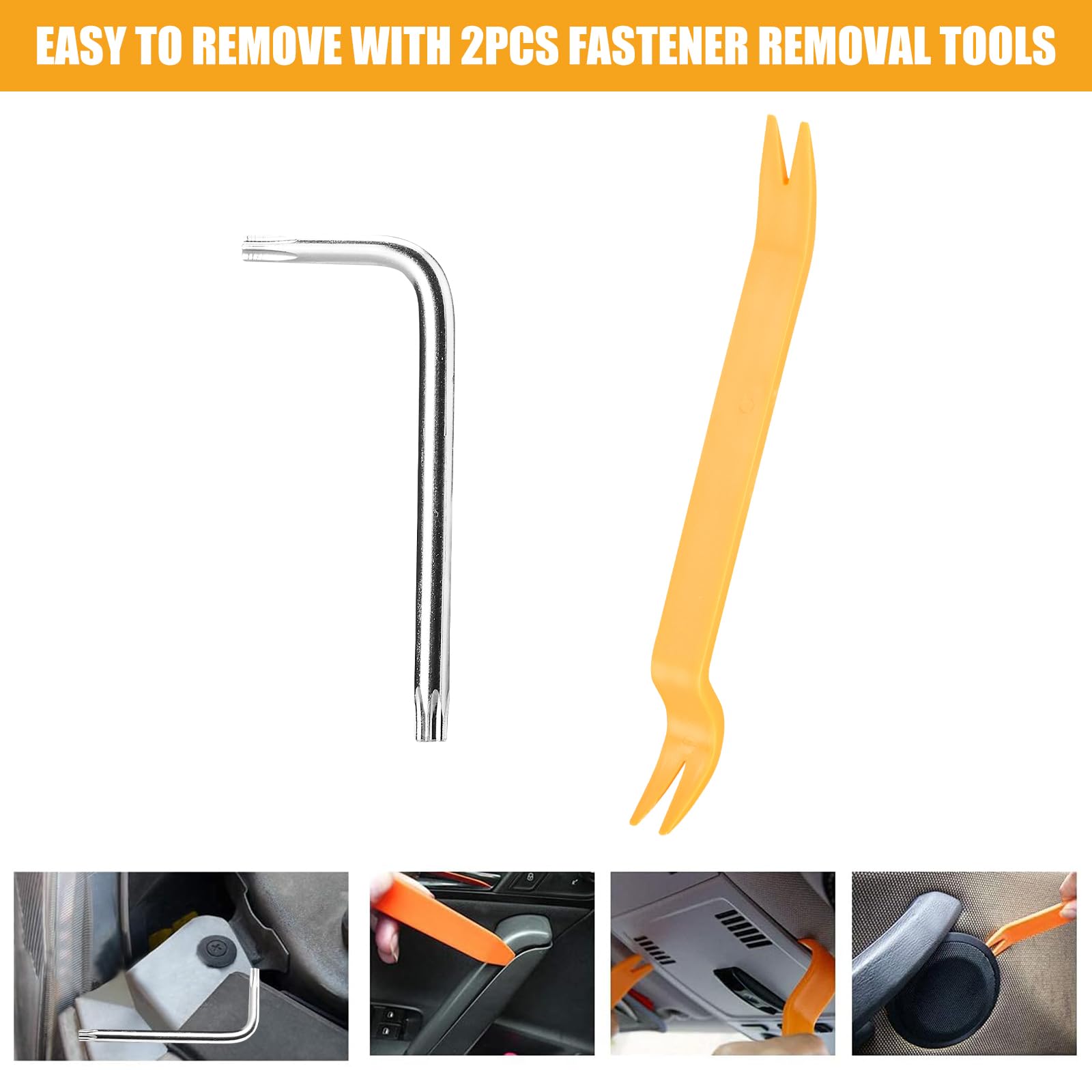 72 PCS Tesla Clips Bumper Fender Liner Push Retainer Fastener Clips Kit - 20 Sizes for Tesla Model 3/Y/S/X Interior & Exterior Accessories - Perfect for DIY Repairs and Maintenance