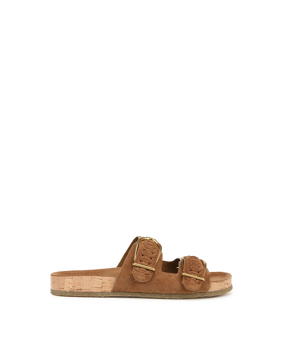 Paige Buckle Sandal - Women's Comfortable Leather Strappy Sandals with Adjustable Buckles | Perfect for Summer, Beach, and Casual Outings
