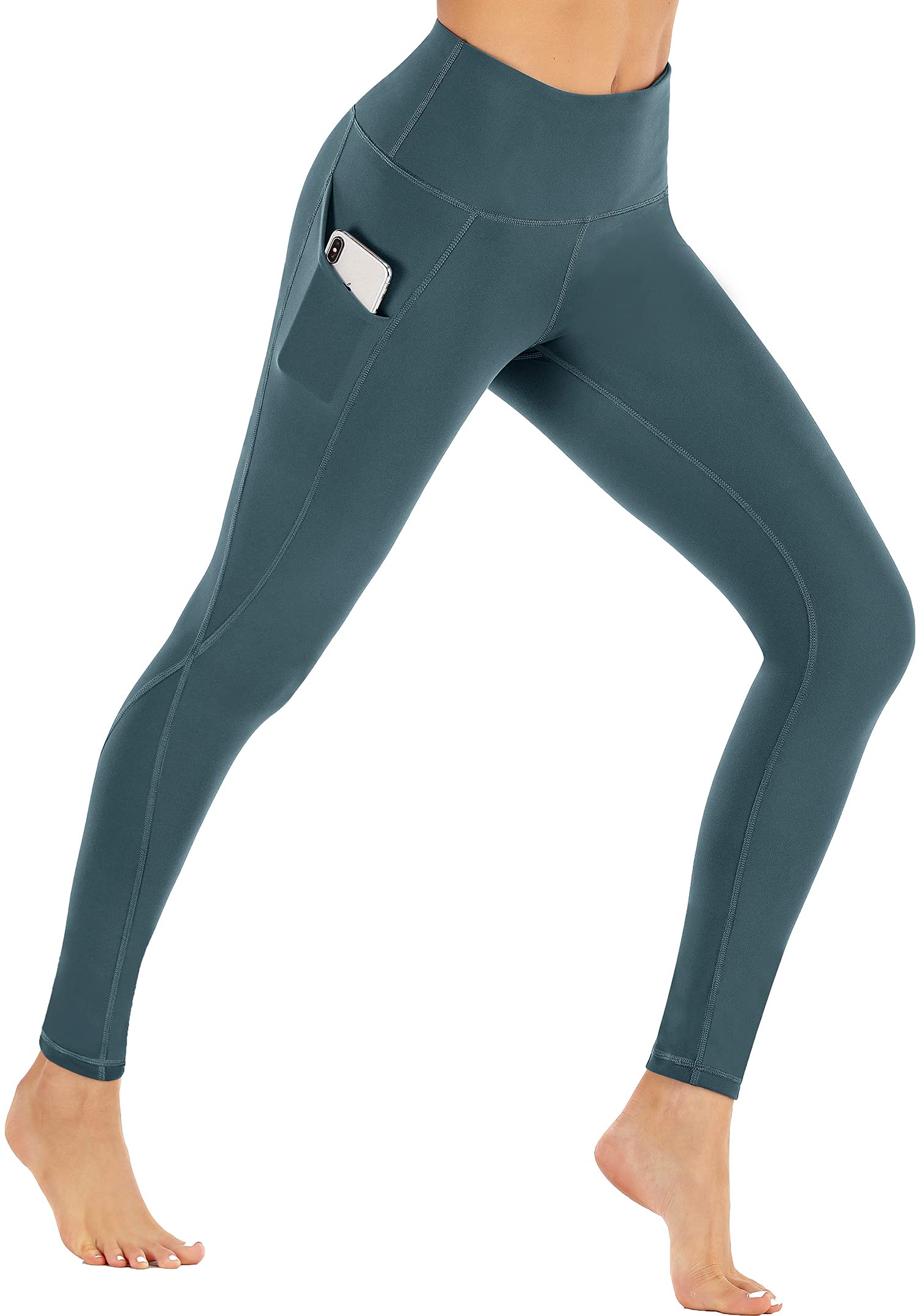 Ewedoos Women's Fleece Lined Leggings with Pockets - Thermal Winter Workout Yoga Pants for Cold Weather Running, Hiking & Lounge Wear