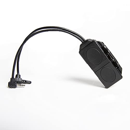 ArmorMason Picatinny Rail Mount Dual Button Pressure Switch - Laser & Light Remote Control for ATPIAL AN/PEQ-15 - Tactical Rifle Accessory for Military & Hunting Use