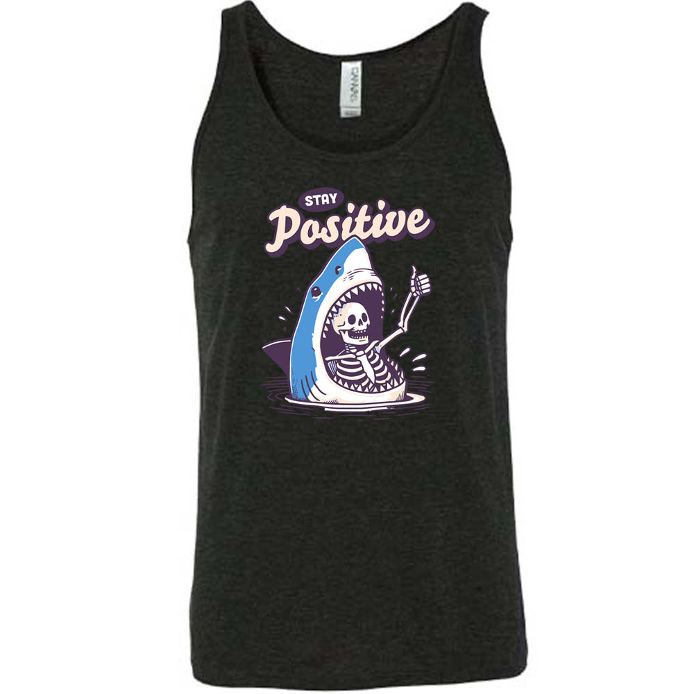 Stay Positive Motivational T-Shirt - Unisex Cotton Tee for Men & Women - Perfect for Workouts, Casual Wear & Inspirational Gifts