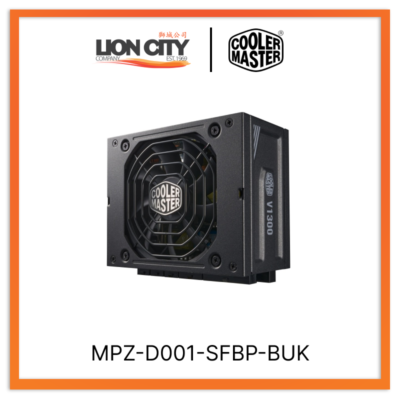 Cooler Master MPZ D001 SFBP BUK CM V SFX Platinum 1300W Full Modular ATX3 Power Supply (10-Year Warranty) - High-Performance PSU for Gaming PCs, Workstations & Crypto Mining Rigs