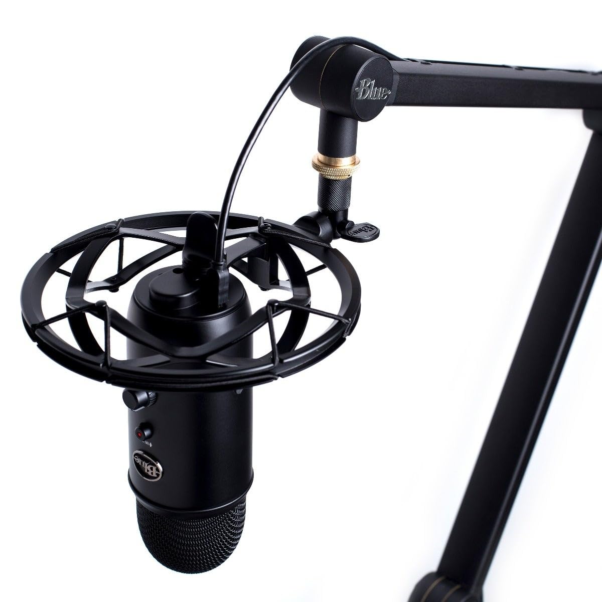 Blue Radius III Custom Shockmount for Yeti & Yeti Pro USB Microphones - Professional Studio Mic Mount for Podcasting, Streaming & Voice Recording