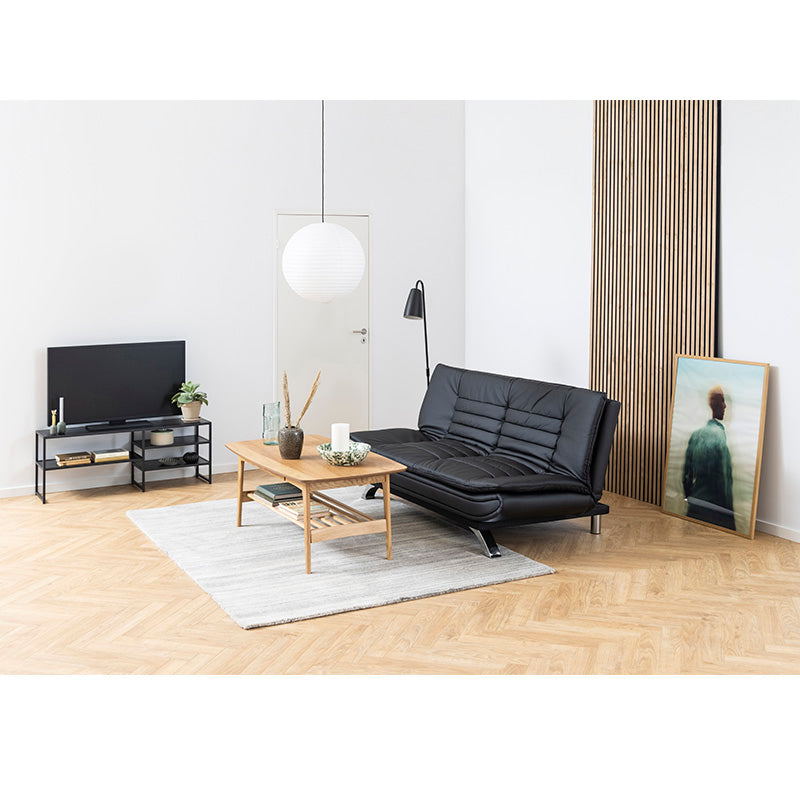TALITA 130cm Rectangular Coffee Table - Natural Wood Finish for Living Room, Lounge & Office Decor