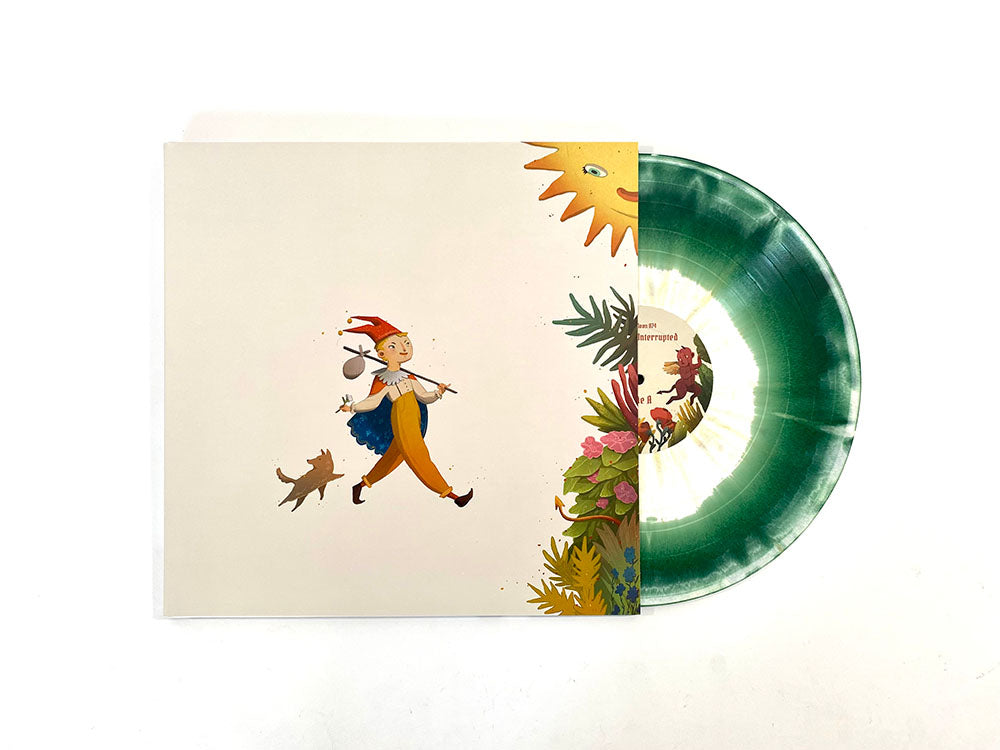 VIP // White-green smash vinyl with gold splatter