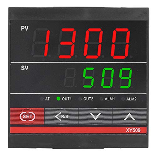 Digital Temperature Controller with ABS Shell - Multifunctional PID Auto-Tuning for Industrial Automation | Perfect for HVAC, Brewing & Laboratory Equipment