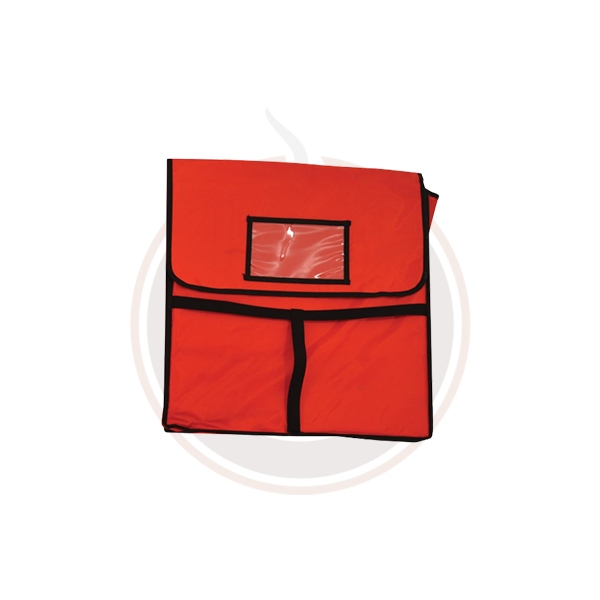 Omcan Insulated Pizza Delivery Bag - Holds 2 Large Pizza Boxes (6-Pack) | Commercial & Home Use for Restaurants, Catering & Parties