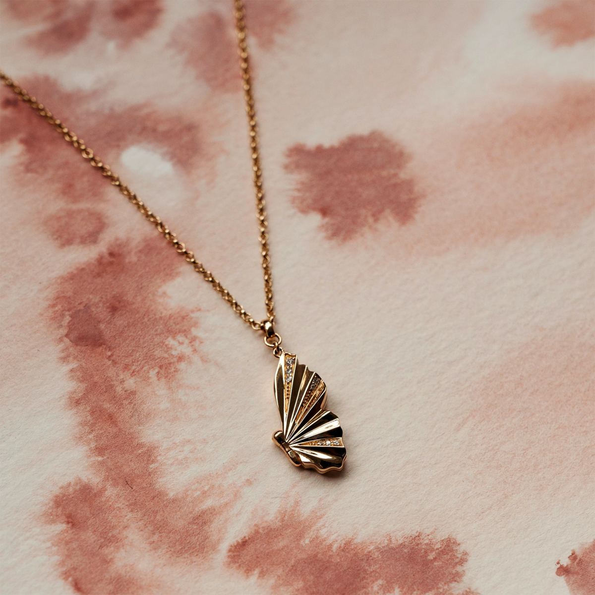 14K Yellow Gold Metamorphosis Butterfly Locket Necklace - Elegant Jewelry Gift for Women, Perfect for Valentine's Day, Anniversary & Special Occasions