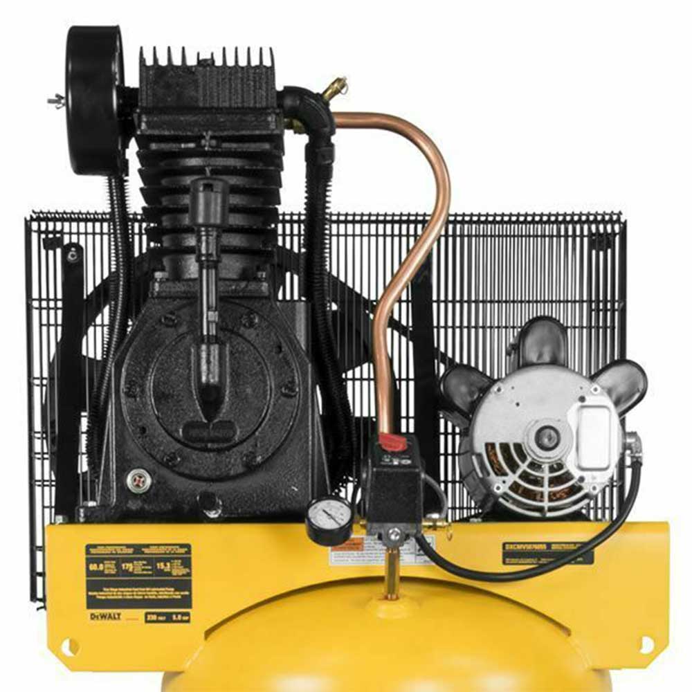DeWALT DXCMV5076055 60 Gallon 175 PSI Stationary Electric Air Compressor - Heavy Duty Industrial Air Tool for Construction, Woodworking & Automotive Repair
