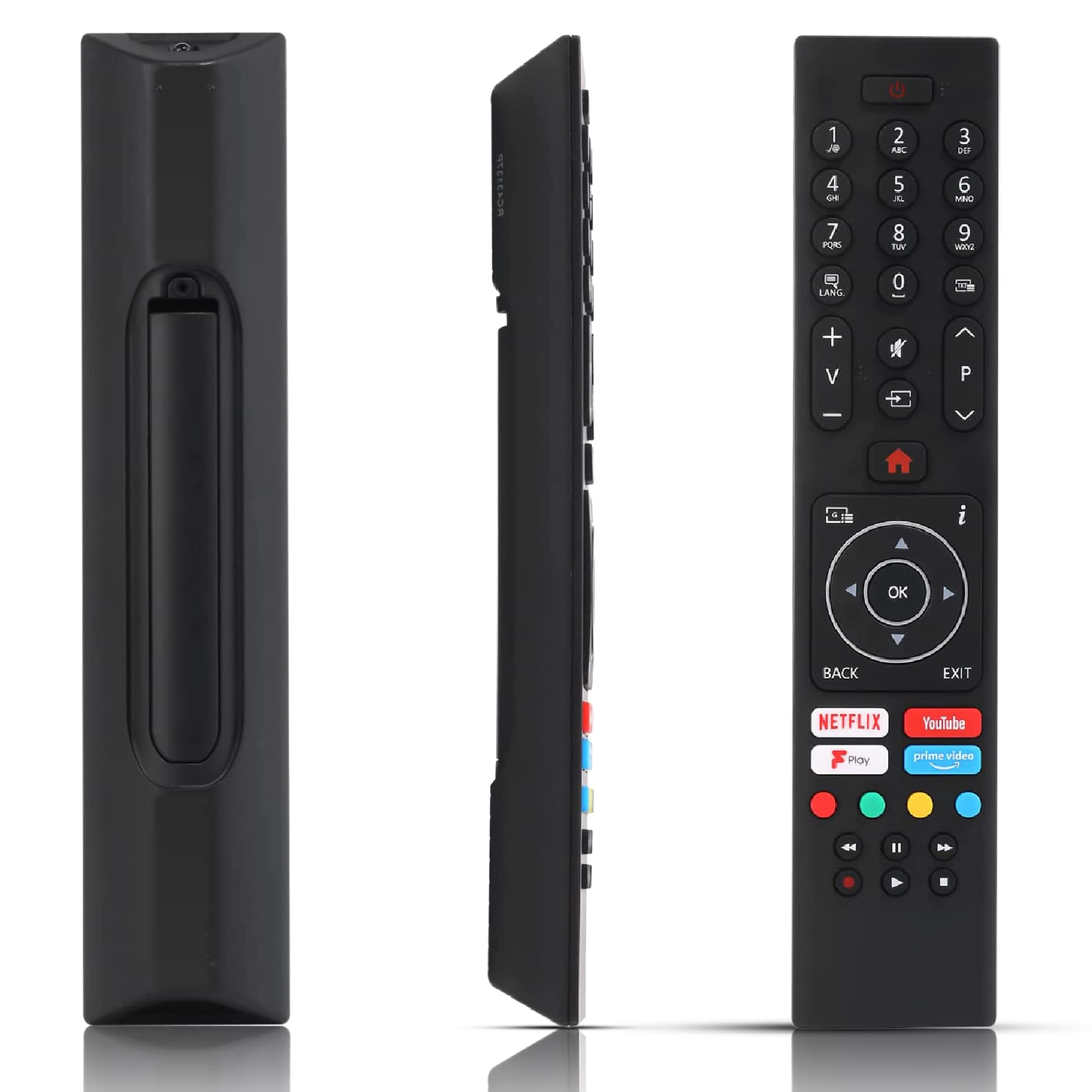 Universal Replacement Remote Control for Bush, Hitachi, Luxor, Polaroid & Now TV - Compatible with Multiple TV Models | Perfect for Home Entertainment & Smart TV Setup