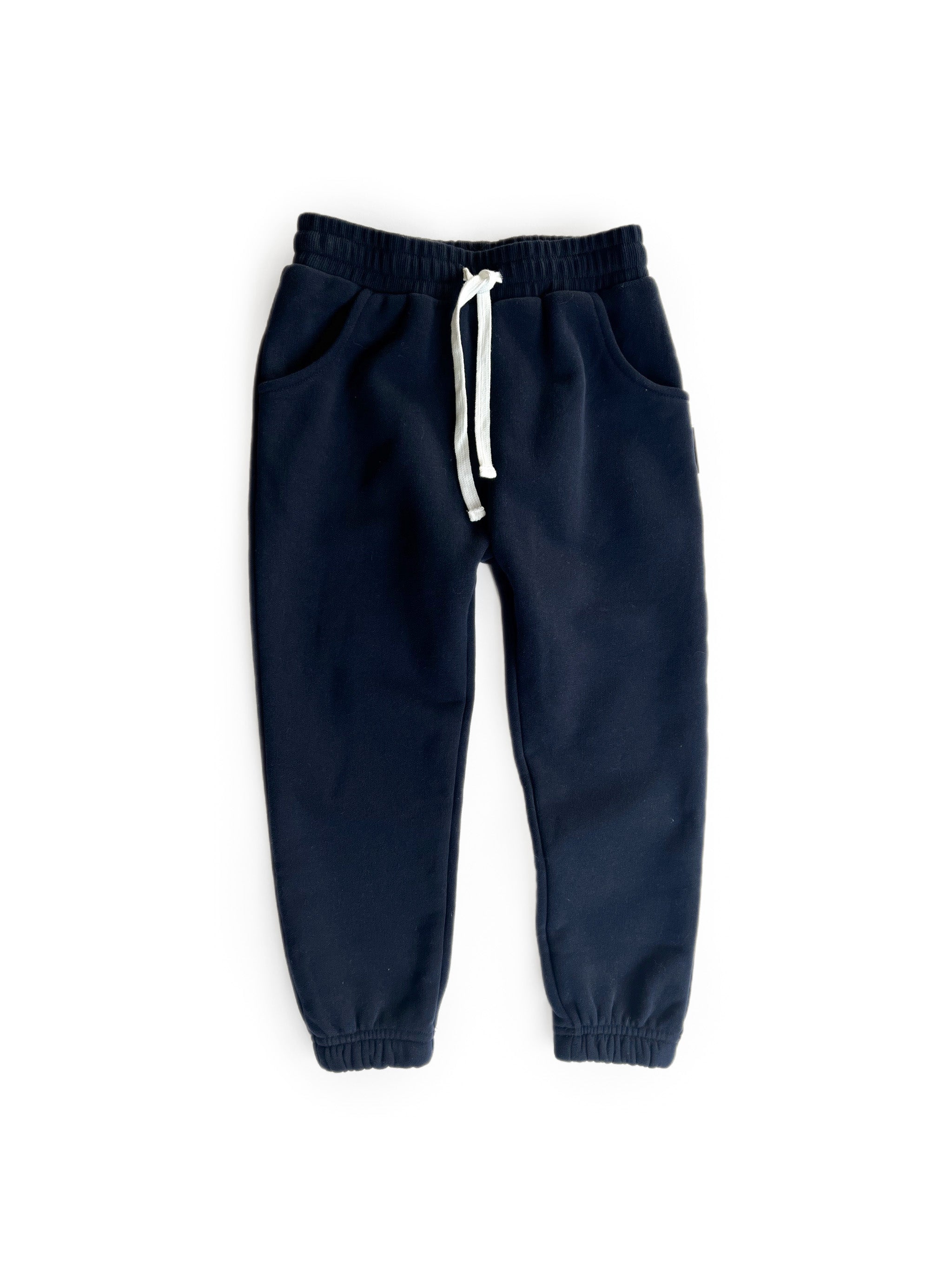 Premium Comfort Basic Sweatpants for Men & Women - Navy Blue Cotton Lounge Pants for Home, Gym & Casual Wear | Soft Joggers with Elastic Waistband