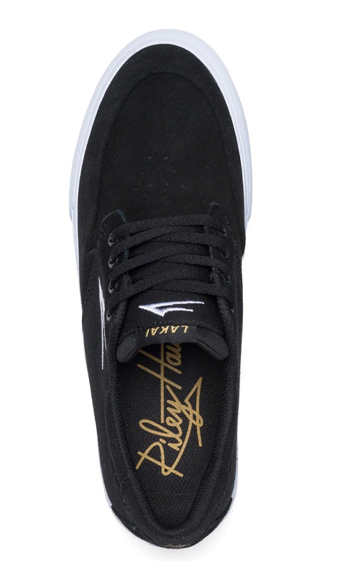 Lakai Riley 3 Suede Men's Skate Shoes - Black | Comfortable & Durable Skateboarding Sneakers for Street Style & Casual Wear