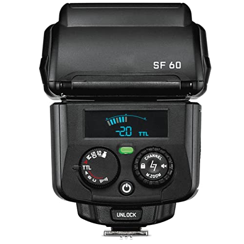 Leica SF 60 Flash Speedlight for Mirrorless Cameras | Professional TTL Flash for Leica SL, CL & TL Series | Perfect for Wedding, Portrait & Low-Light Photography