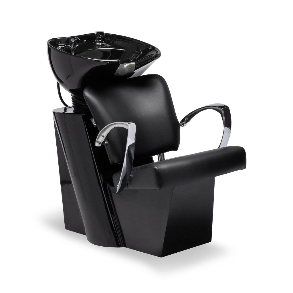 Lanvain Raven Shampoo Unit Chair 23028 - Professional Salon Hair Washing Sink with Adjustable Headrest for Barber & Beauty Shops, Home Use