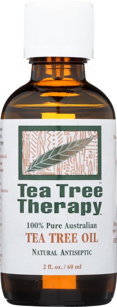 Pure Tea Tree Oil 2oz (60ml) - 100% Natural Essential Oil for Skin Care, Acne Treatment & Aromatherapy - Perfect for DIY Beauty, Hair Care & Home Remedies