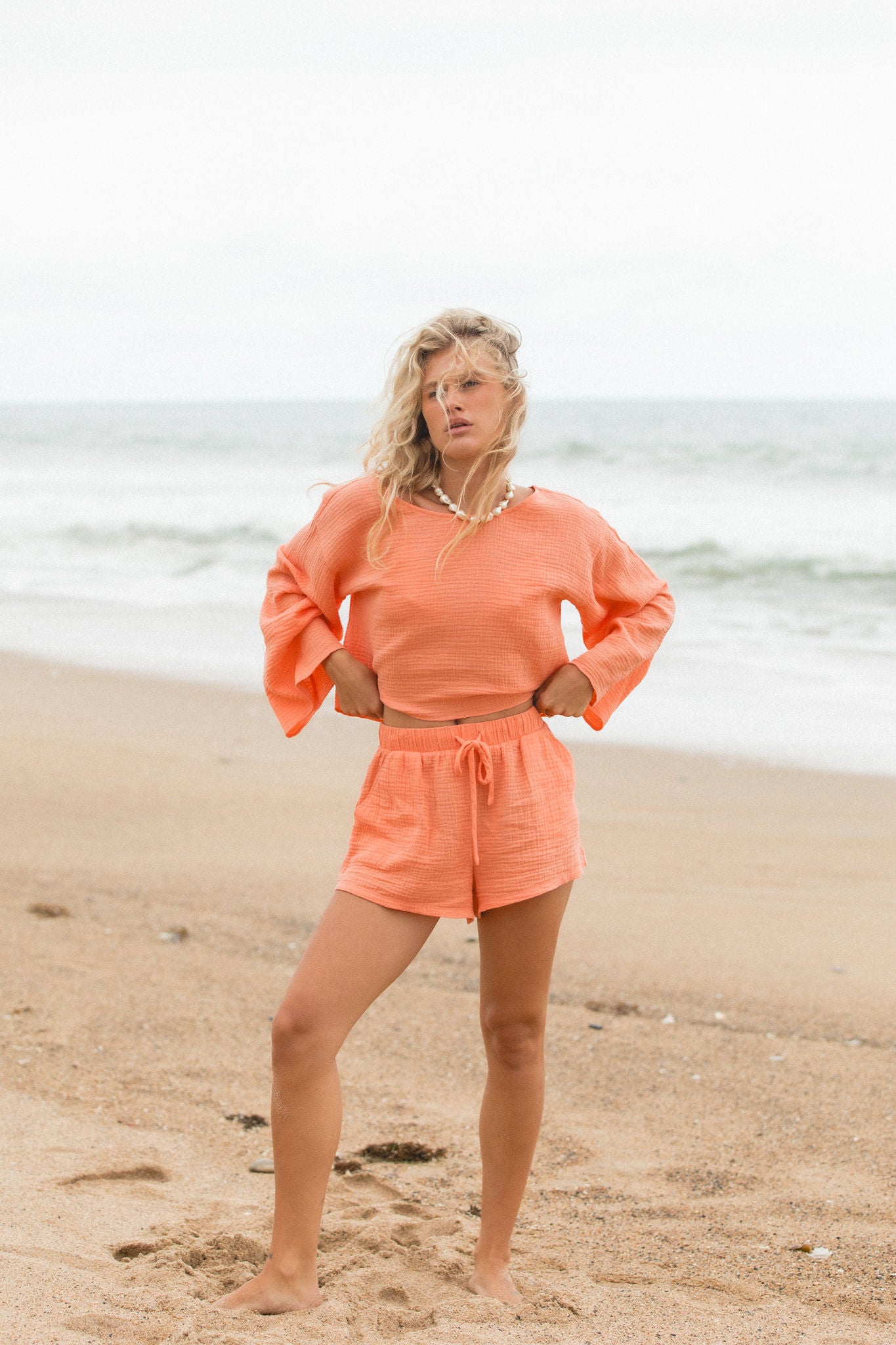 Breathable Cotton Gauze Shorts for Women - Comfortable Summer Casual Wear | Perfect for Beach, Yoga & Lounge