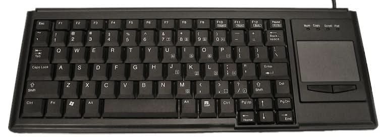 Accuratus KYB500 K82B USB QWERTY English Black Keyboard - Perfect for Office, Gaming & Typing (Ergonomic Design)