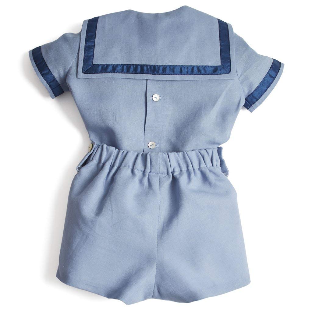 TRURXUYE Baby Clothes Set - Cute Blue Outfits for Baby Girls & Boys | Soft & Comfortable Infant Wear for Daily, Photos & Special Occasions